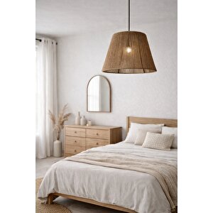 El Yapımı Bohem Avize – Doğal Jüt | Arne 30 cm