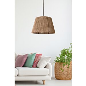 El Yapımı Bohem Avize – Doğal Jüt | Arne 30 cm