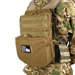 Taktikal Tk1003 Molle Suluk Yelek Eklenti Çantası Camo