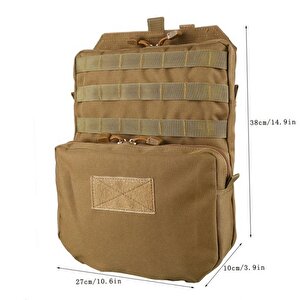 Taktikal Tk1003 Molle Suluk Yelek Eklenti Çantası Camo
