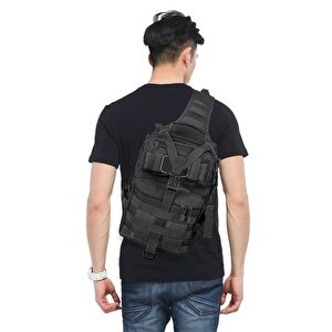 Taktikal Tk1002 Bodybag 20 Lt Çapraz Askılı Çanta Siyah