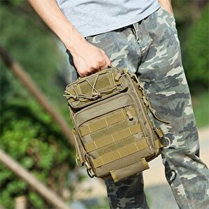 Taktikal Tk1001 Bodybag Çapraz Askılı Çanta Haki