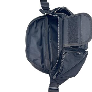Taktikal Kampçı Outdoor Molle Bel Çantası Siyah