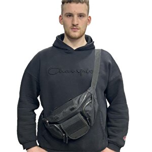 Taktikal Kampçı Outdoor Molle Bel Çantası Siyah