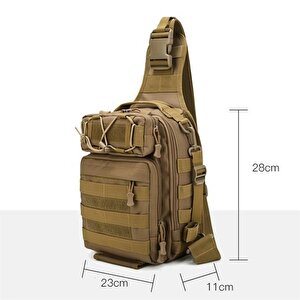 Taktikal Tk1001 Bodybag Çapraz Askılı Çanta Camo
