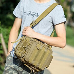 Taktikal Tk1001 Bodybag Çapraz Askılı Çanta Camo