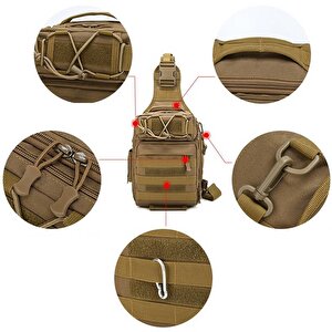 Taktikal Tk1001 Bodybag Çapraz Askılı Çanta Camo