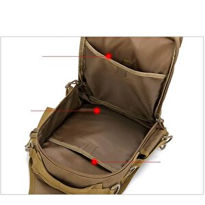 Taktikal Tk1001 Bodybag Çapraz Askılı Çanta Kamuflaj