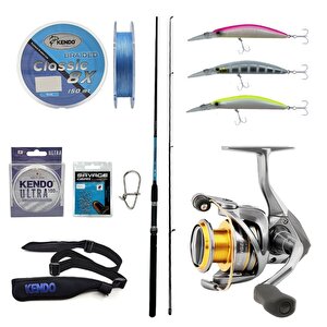 Yekoutdoor Okuma Spin Olta Seti Okuma G-power Spin 8' 240cm 15-40 Gr 2 Parça Spin Kamışı&okuma Avenger Av-4000 (5,0,1) 6+1bb Olta