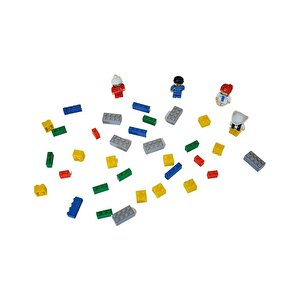 Mmx 105 Parça Kırmızı Zemin Yapı Blok Ve 4 Figür Seti 02 034