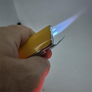 Parmida Torch 3 Jet Puro Çakmağı Sarı