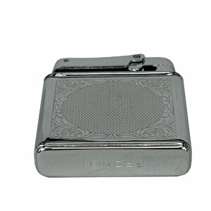 Retro Benzinli Çakmak Muhtar Çakmağı Gümüş