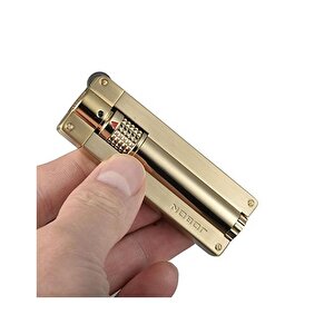 Jobon  Tzb365 Slim Tasarım Torch Çakmak Altın