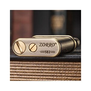 Zorro Z582 Benzinli Retro Çakmak Siyah