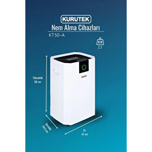 Kt50-a Ev Tipi Nem Alma Ve Hava Temizleme Cihazı