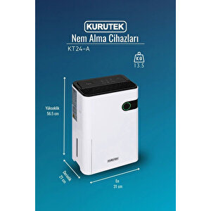 Kt24-a Ev Tipi Nem Alma Ve Hava Temizleme Cihazı