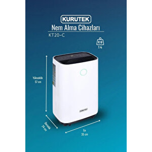 Kt20-c Nem Alma Ve Hava Temizleme Cihazı