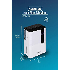 Kt24-b Ev Tipi Nem Alma Ve Hava Temizleme Cihazı