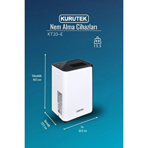 Kt20-e Ev Tipi Nem Alma Ve Hava Temizleme Cihazı