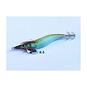 Kardez Glow 20 Gr Squid Jig Fosforlu, Kurşunlu Kalamar Zokası K-3