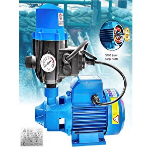 İbeltech Dkm-80-1 0.75 Kw  Gerçek  1 Hp 1" Bakır Sargılı Paket Hidrofor Sistem Su Pompa Motoru