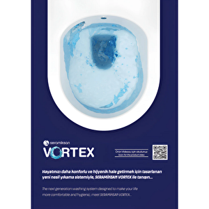 Seramiksan Hill Vortex  Asma Klozet A031140h,yavaş Kapak