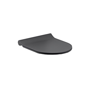 Hill Rimout Mat Siyah Asma Klozet A031221h,seramiksan Yavaş Kapak