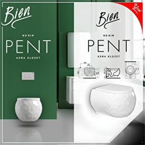 Pent Kanalsız Asma Klozet+ Soft Kapak