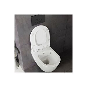 Tp329 Terra Kanalsız Asma Klozet,creavit Yavaş Kapak