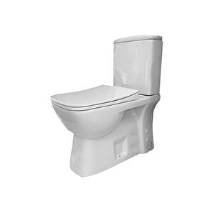 Cerastyle Duru Kanalsız Duvara Sıfır Klozet + Duru Yavaş Kapana Kapak