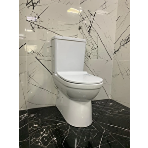 Capri Kanallı Duvara Sıfır Klozet+ Rıco Monoslım Yavaş Kapanır Kapak