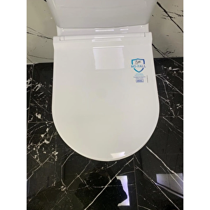 Capri Kanallı Duvara Sıfır Klozet+ Rıco Monoslım Yavaş Kapanır Kapak