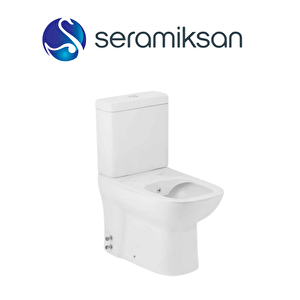Petite Kanalsız Duvara Sıfır Klozet A101101h, Seramiksan Yavaş Kapak
