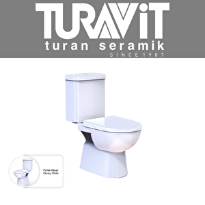 Alz6003 Alize Kanallı Alttan Çıkışlı  Klozet,nkp Yavaş Kapak