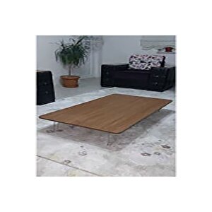 Katlanır Dikdörtgen Yer Sofrası Hamur Açma Sunum Masası Ceviz 60 x 90 cm