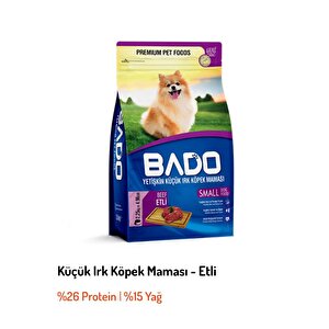 Bado Küçük Irk Sığır Etli Yetişkin Köpek Maması 2.25 Kg