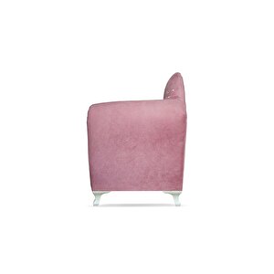İsimli Kişiye Özel Çocuk Koltuğu Bebek Odası 1-6 Yaş Arası Koltuk - Pudra Pembe