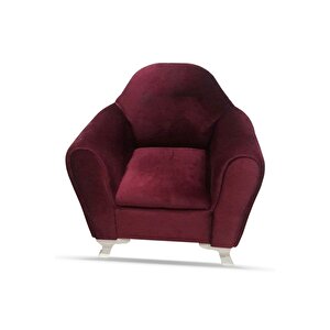 İsimsiz Özel Çocuk Koltuğu Bebek Odası 1-6 Yaş Arası Koltuk - Bordo