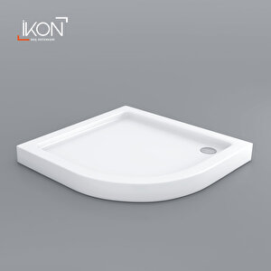 Baff Oval, Monoblok Duş Teknesi H:12.5 130x130 cm