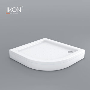 Vio Oval, Panelli Duş Teknesi H:18 130x130 cm