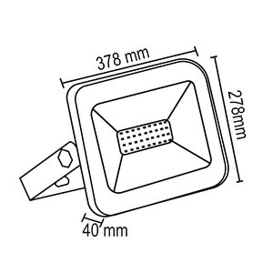 200 Watt Slim Kasa Led Projektör (beyaz Işık)