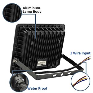50 Watt Slim Kasa Led Projektör (beyaz Işık)