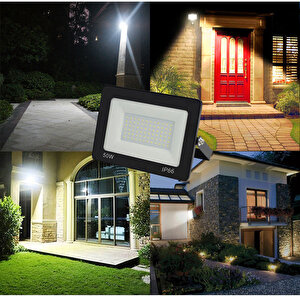50 Watt Slim Kasa Led Projektör (beyaz Işık)