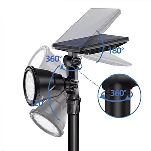 30watt Fonksiyonel Solar Çim / Bahçe Aydınlatma Armatürü (günışığı)