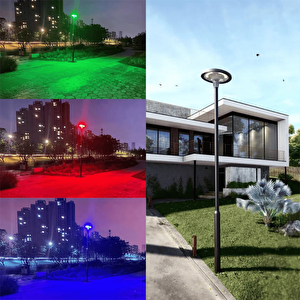 500watt Güneş Enerjili Solar Sokak Armatürü (3 Metre Direkli)