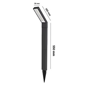 15watt Fonksiyonel Solar Çim / Bahçe Aydınlatma Armatürü