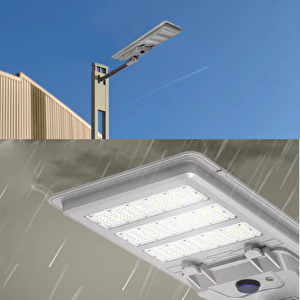 300 Watt Endüstriyel Güneş Enerjili Solar Sokak Ve Yol Aydınlatma Armatürü