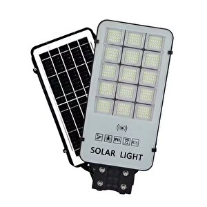 300 Watt Güneş Enerjili Solar Sokak Ve Yol Aydınlatma Armatürü (beyaz Işık)