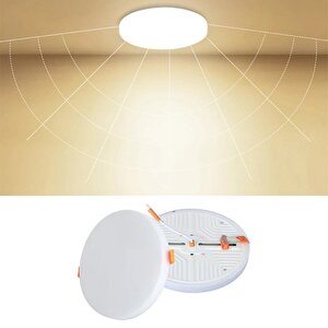 18 Watt Yeni Nesil Delik Çapı Ayarlanabilir Led Panel Armatür (günışığı)