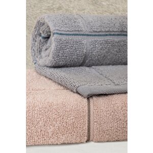 Kare Serisi Micro Cotton 30x50cm 3 Lü Havlu Seti V1-30x50 3adet